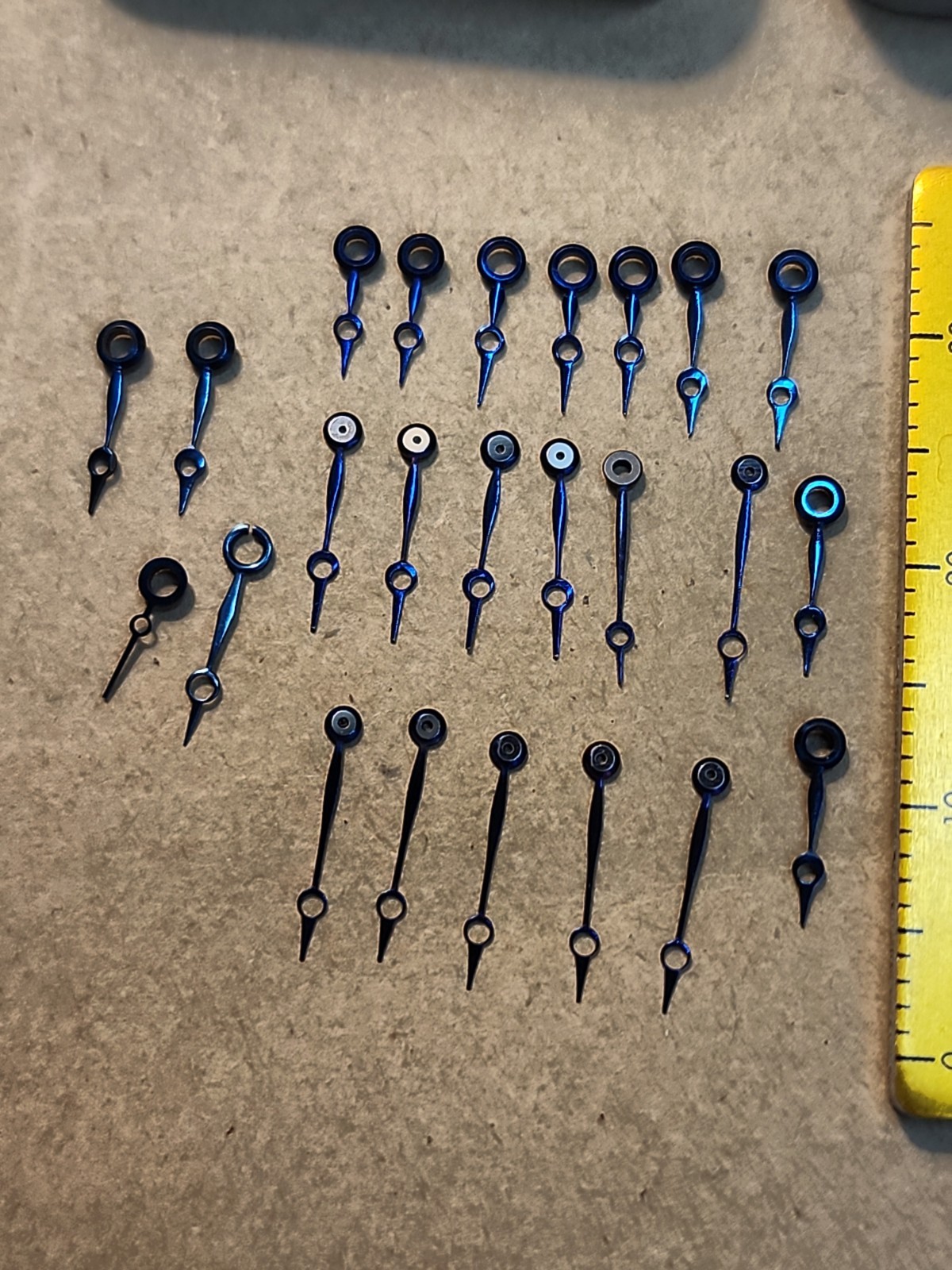 Lot Of Vintage NOS Empire Blue Moon Wristwatch Hands