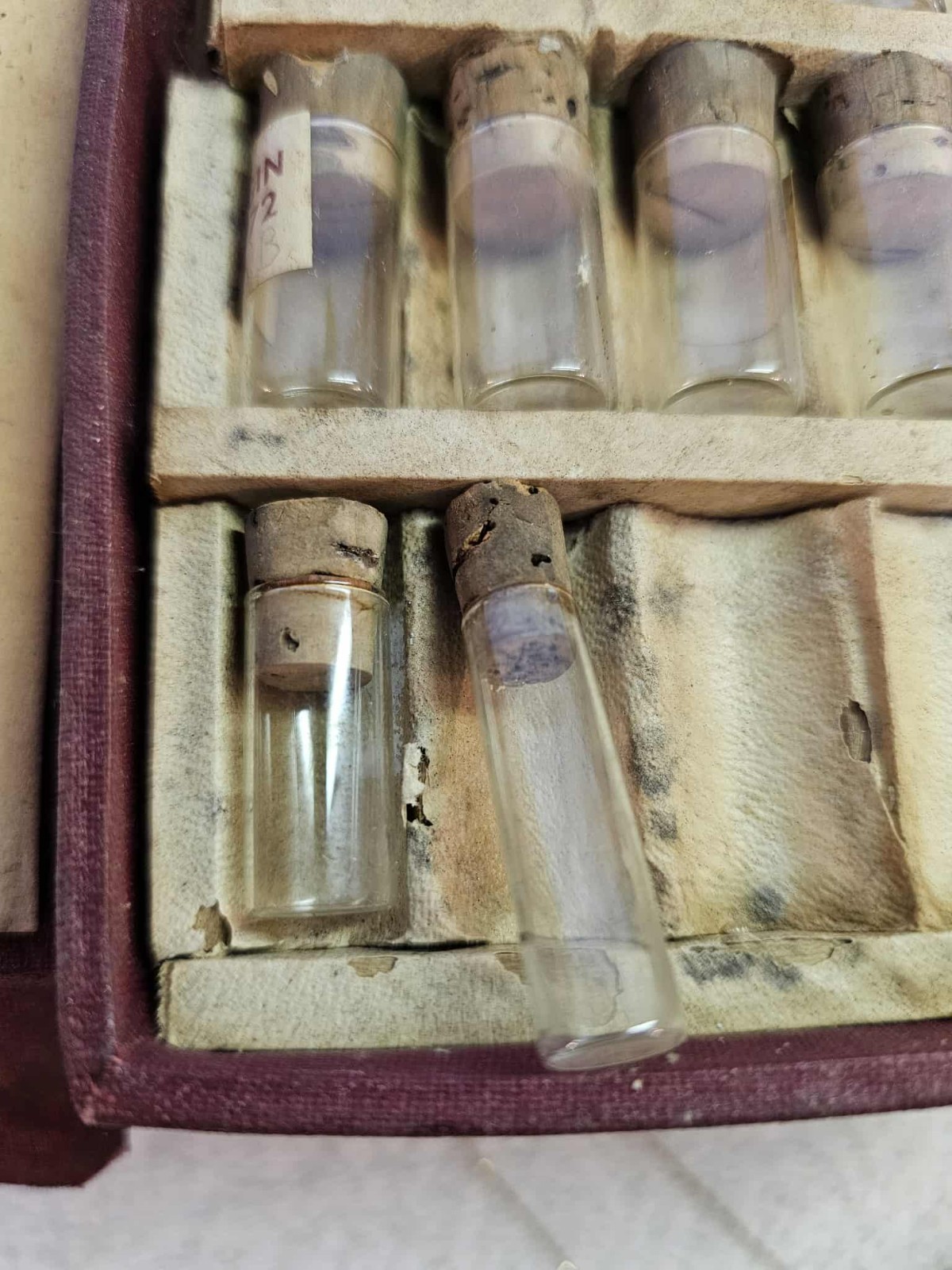 2 Box-Watch Parts Tube/vials ONLY Watch Screw Elgin Crown Assortment- Empty-READ