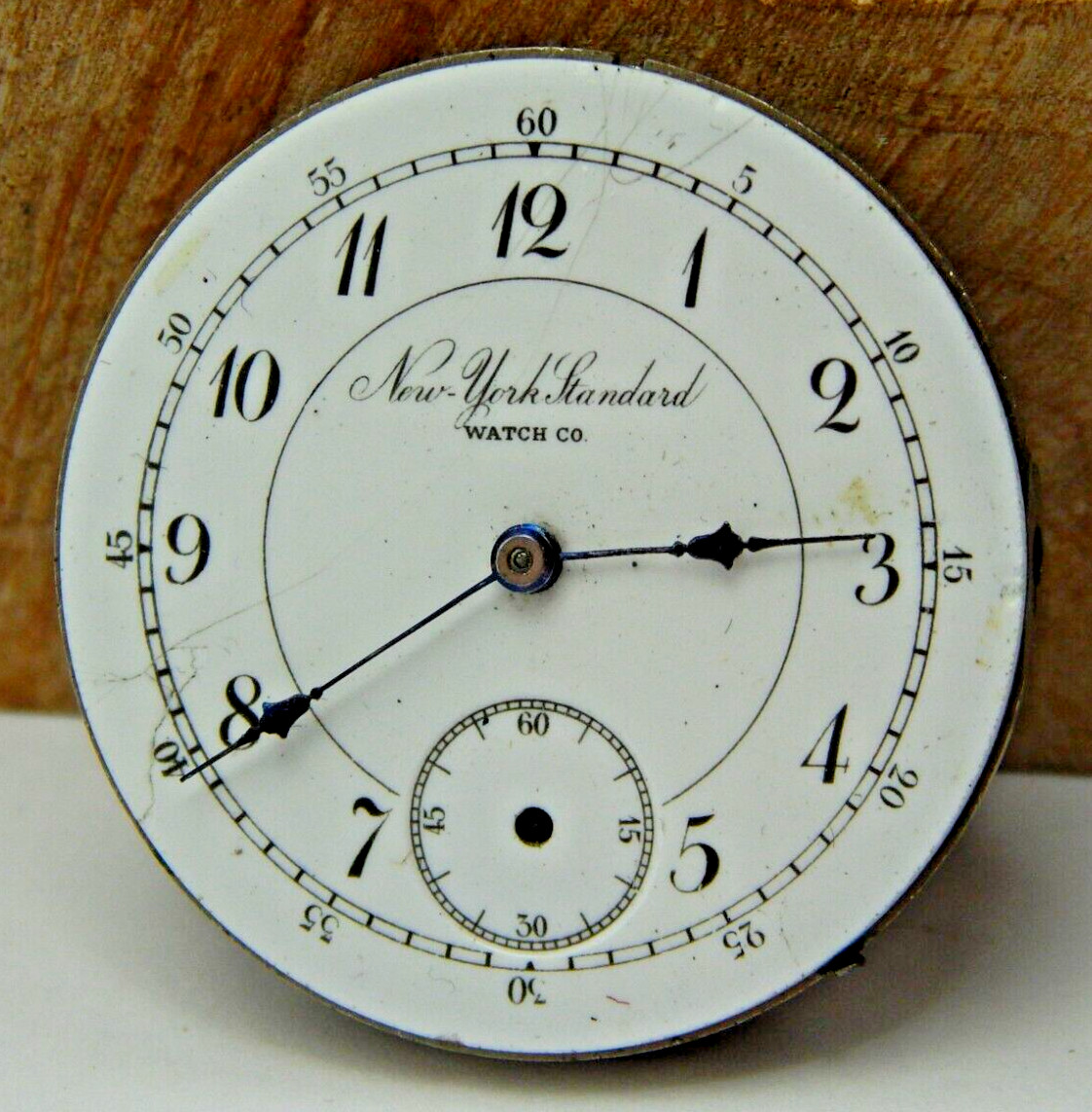 Vintage 1892 New York Standard First Run 44 7j 6s hunting pocket watch movement
