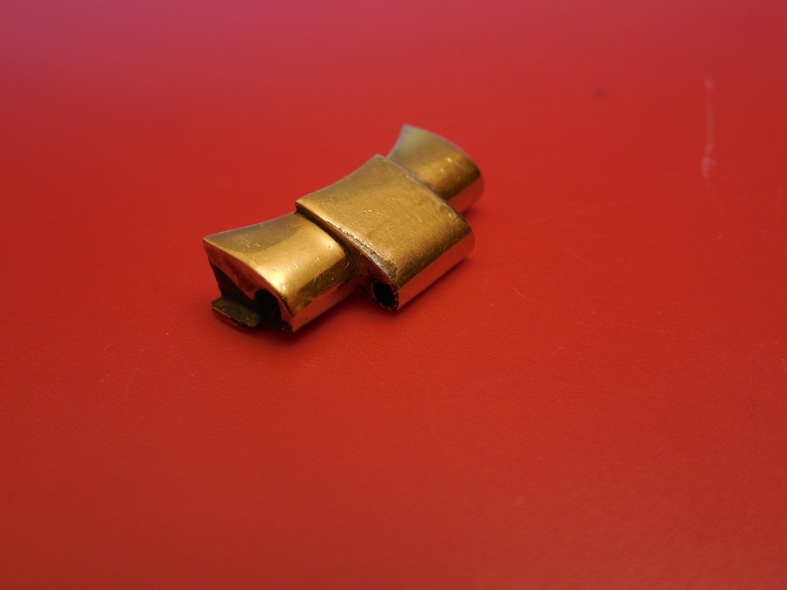1 ROLEX 18K GOLD ELECTROPLATED 19MM 457 END FOR 78351 OYSTER BAND BRACELET STRAP