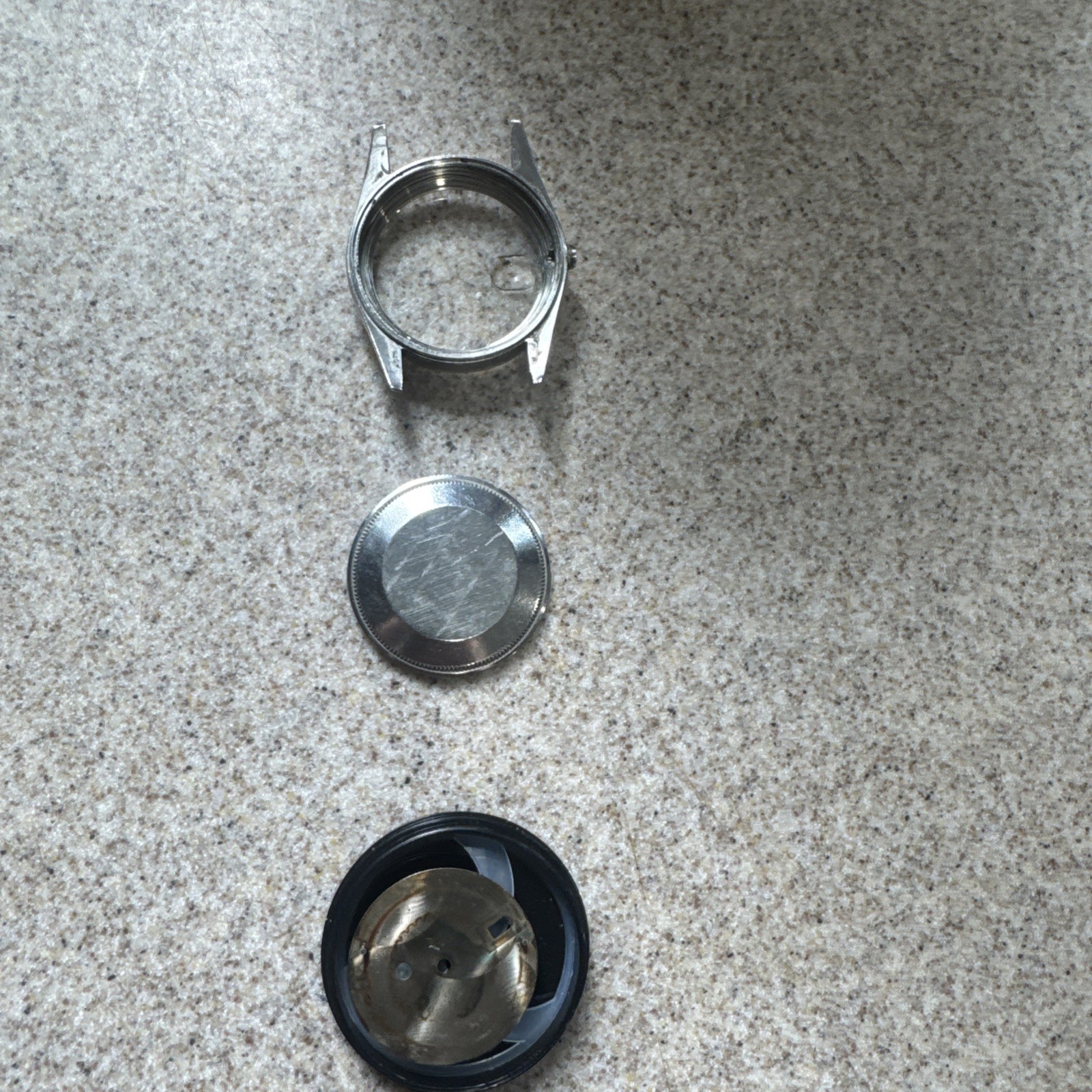 Rolex 15000 Quickset Case And Gray Tropical Dial