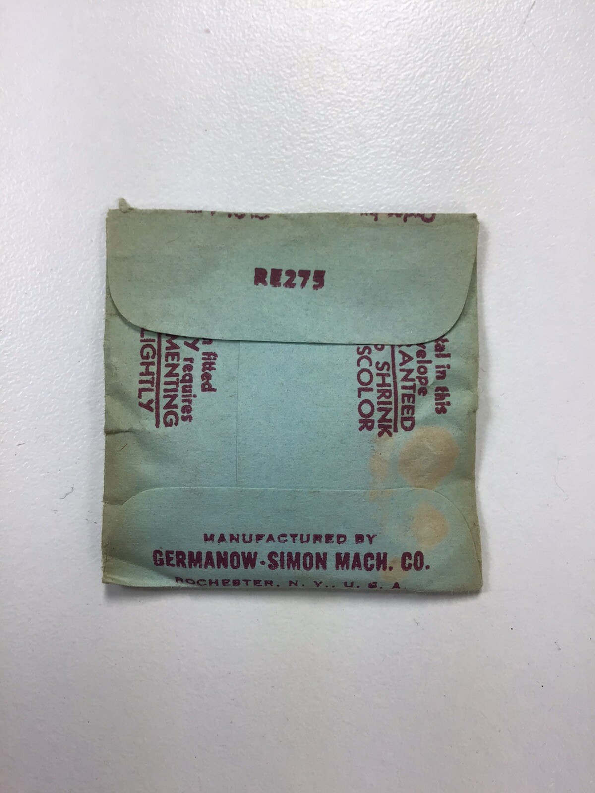 NOS G-S Watch Flexo Cylinder Crystal CS475 23.7 X 23.7 STAR