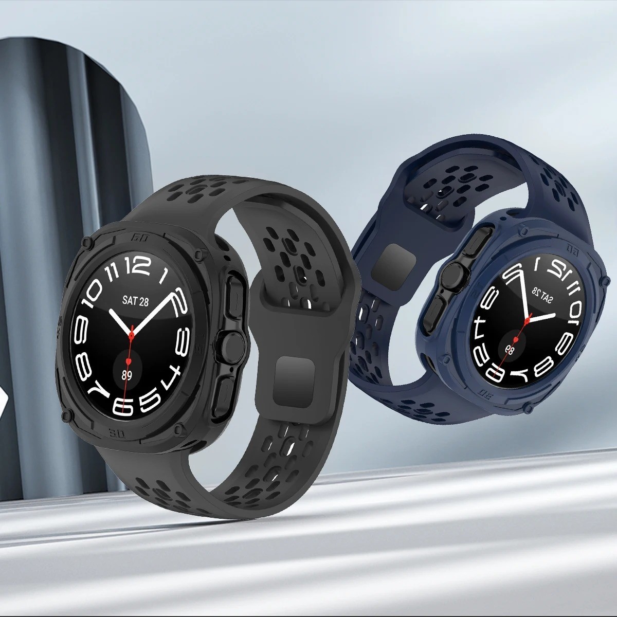 For Samsung Galaxy Watch Ultra Hard Case Glass Screen Protector Full Cover 47mm