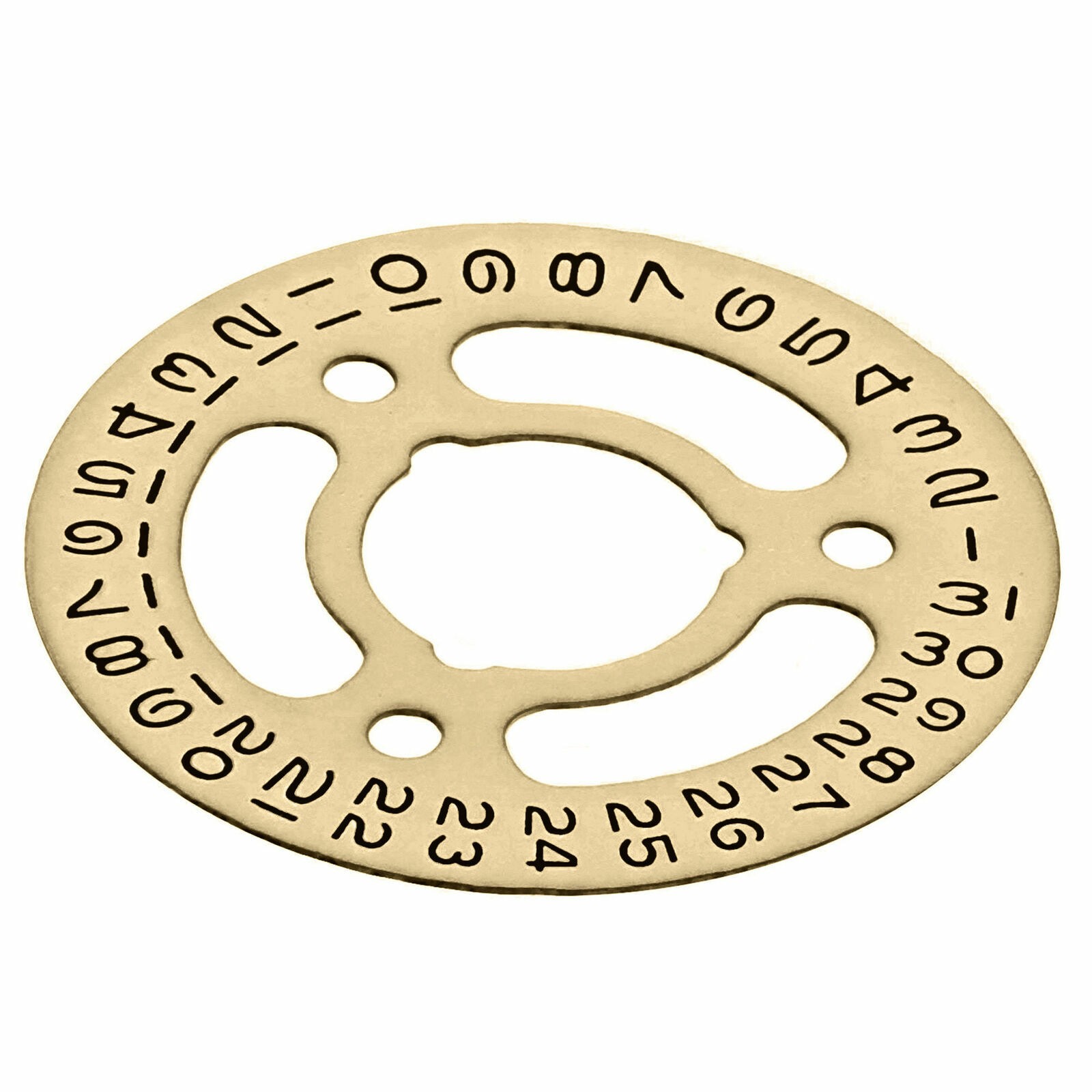 Date Disc For Ladies Rolex 2130-2135 Movement Champagne Yellow Color