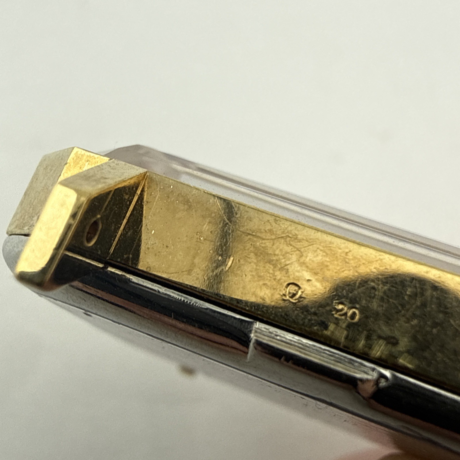 NOS Omega 32mm Gold Plated Watch Case 511.0379 W/ Crystal – New Old Stock