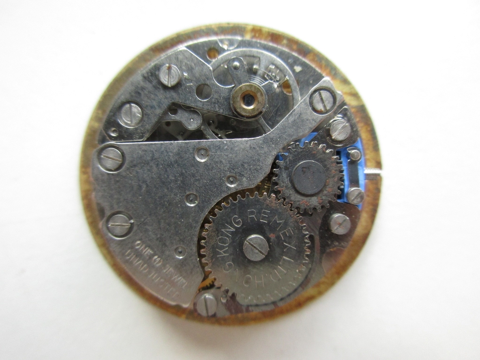 Remex cal. C-2640 Hong Kong manual wind watch movement – running