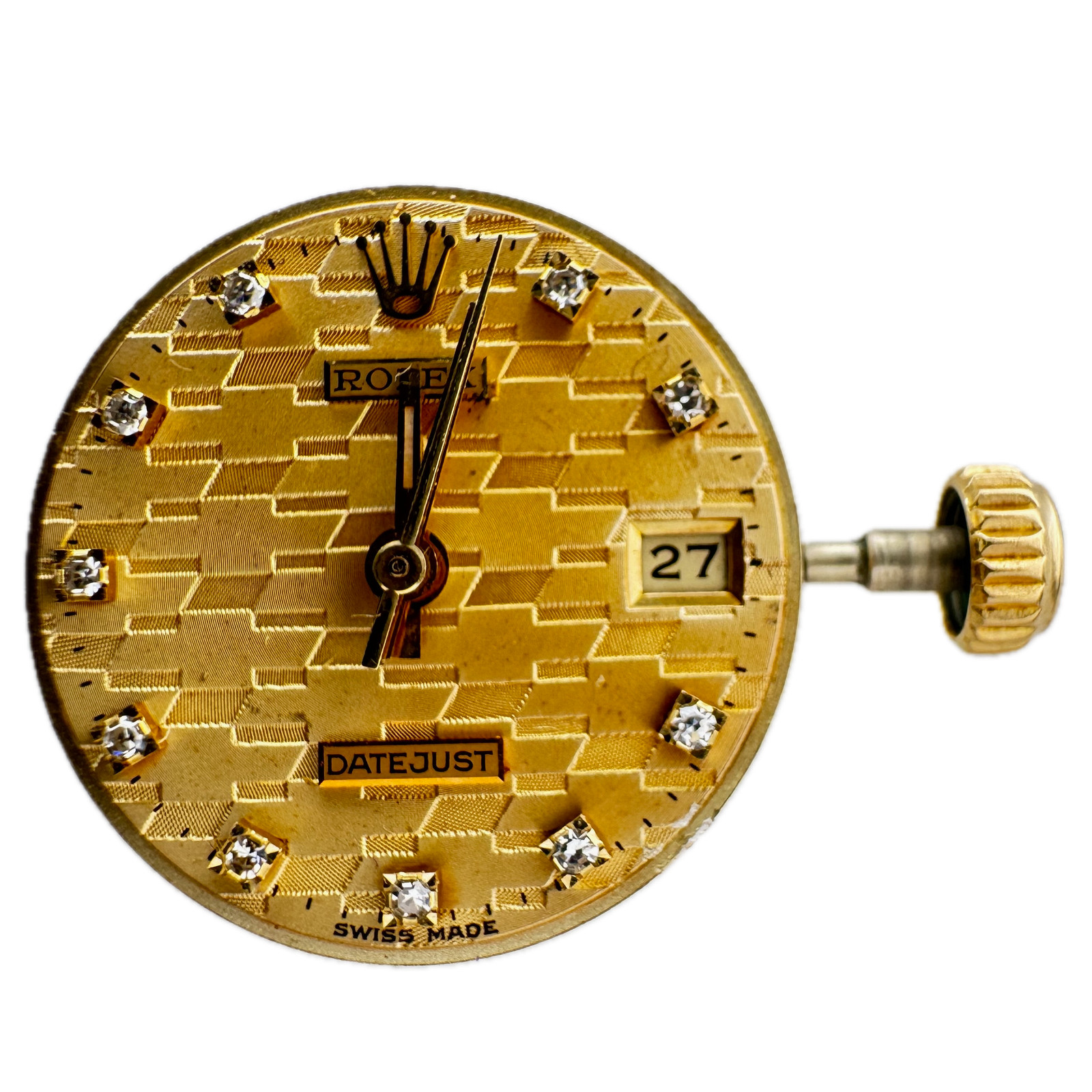 Vintage Rolex Datejust Jubilee Diamond 2135 Automatic Ladies Wristwatch Movement