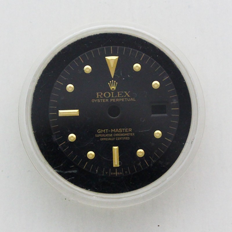 Rolex Genuine 16753 GMT-Master Black & Yellow Gold Nipple Dial ca. 1970’s