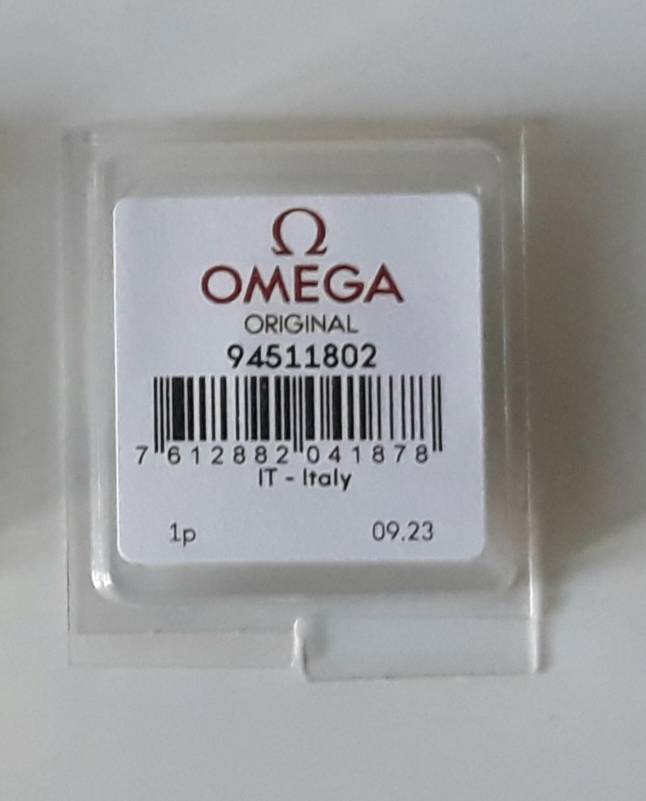 OMEGA STEEL BUCKLE 18mm – NEW – POLISHED finish