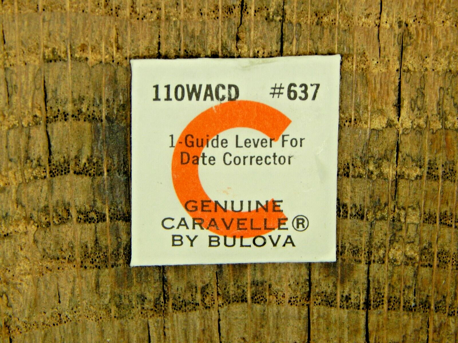 Genuine Caravelle 11OWACD Guide Lever for Date Corrector 637 Watch Part NOS
