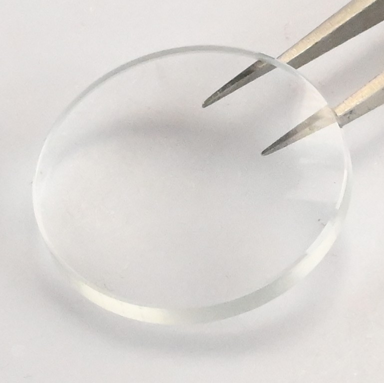 3mm Domed Mineral Flat Bottom Watch Crystal 27-50mm Repair Glass Replacement