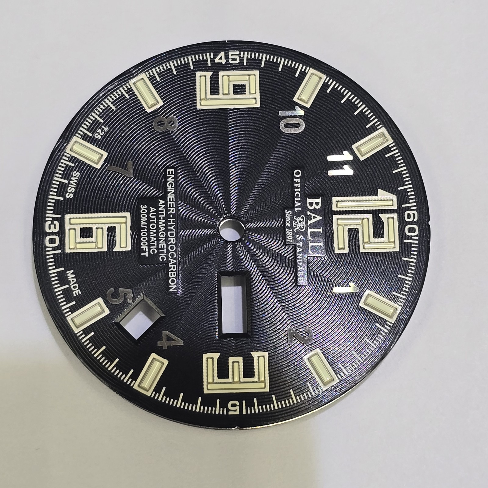 BALL HYDROCARBON ENGINEER DM1036A MAD COW BLACK DIAL 31 MM (NOS & GENUINE)