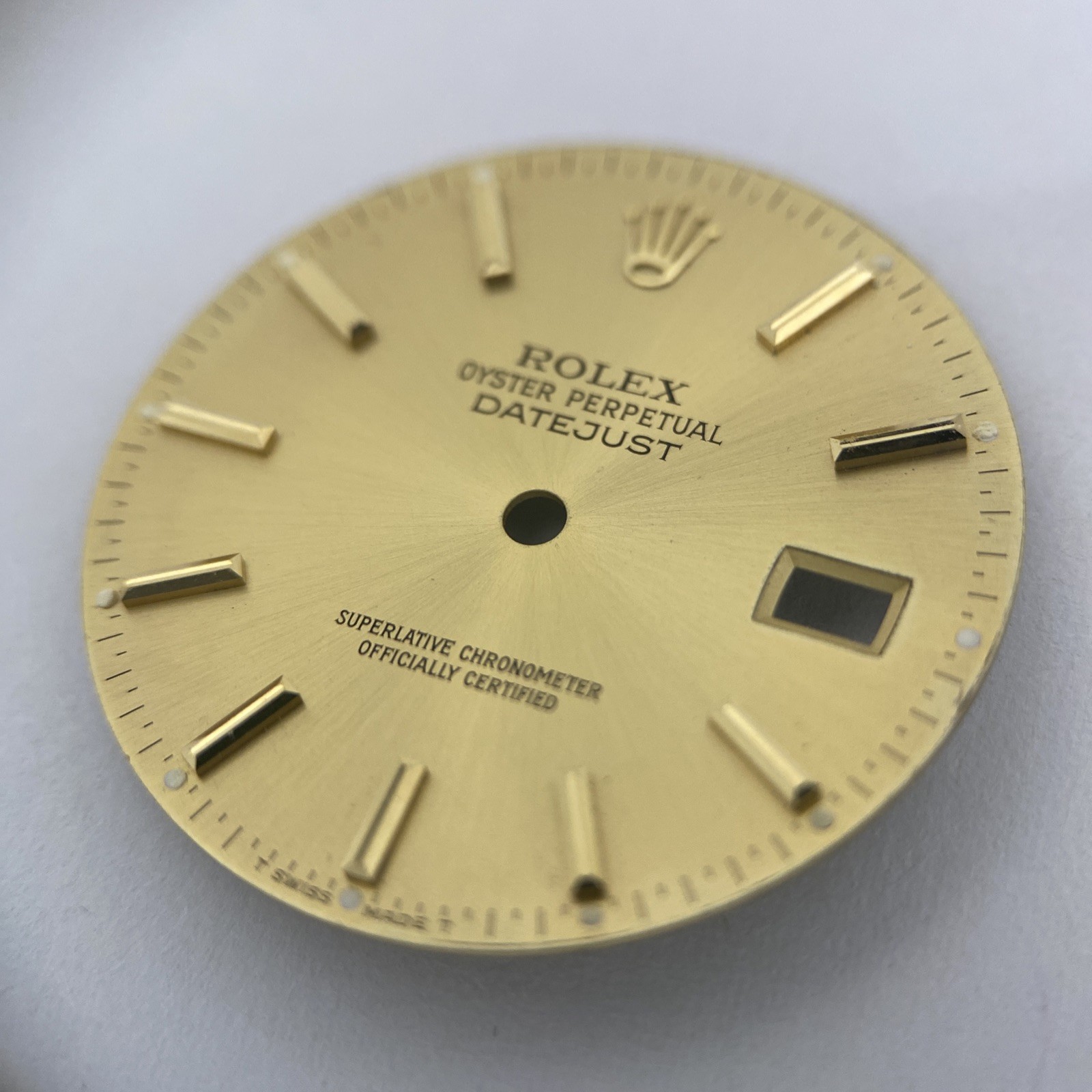 Rolex Mens Datejust 36mm Champagne Stick Dial, T SwissMade T, 16013 -16233 #B27