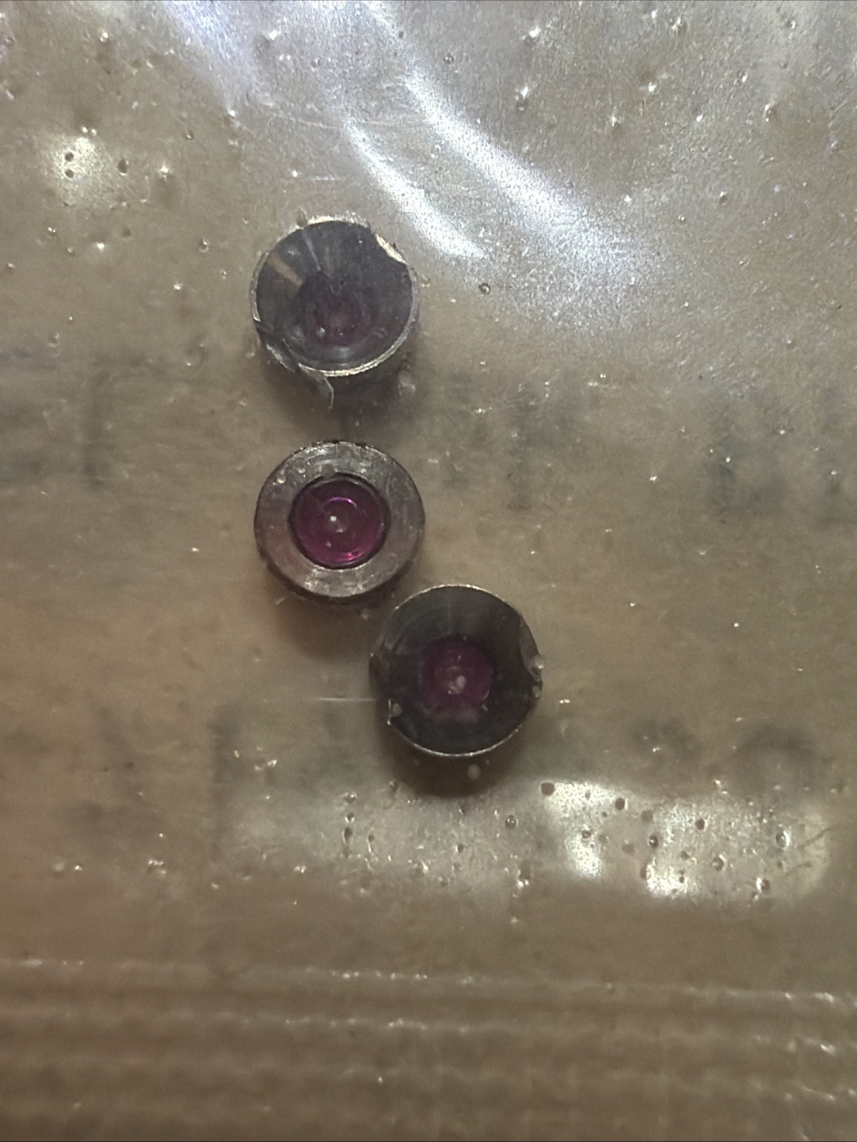 NOS – 3 pack Elgin Balance Jewels – Elgin 16s Military 3rd & 4th Wheel Bridge