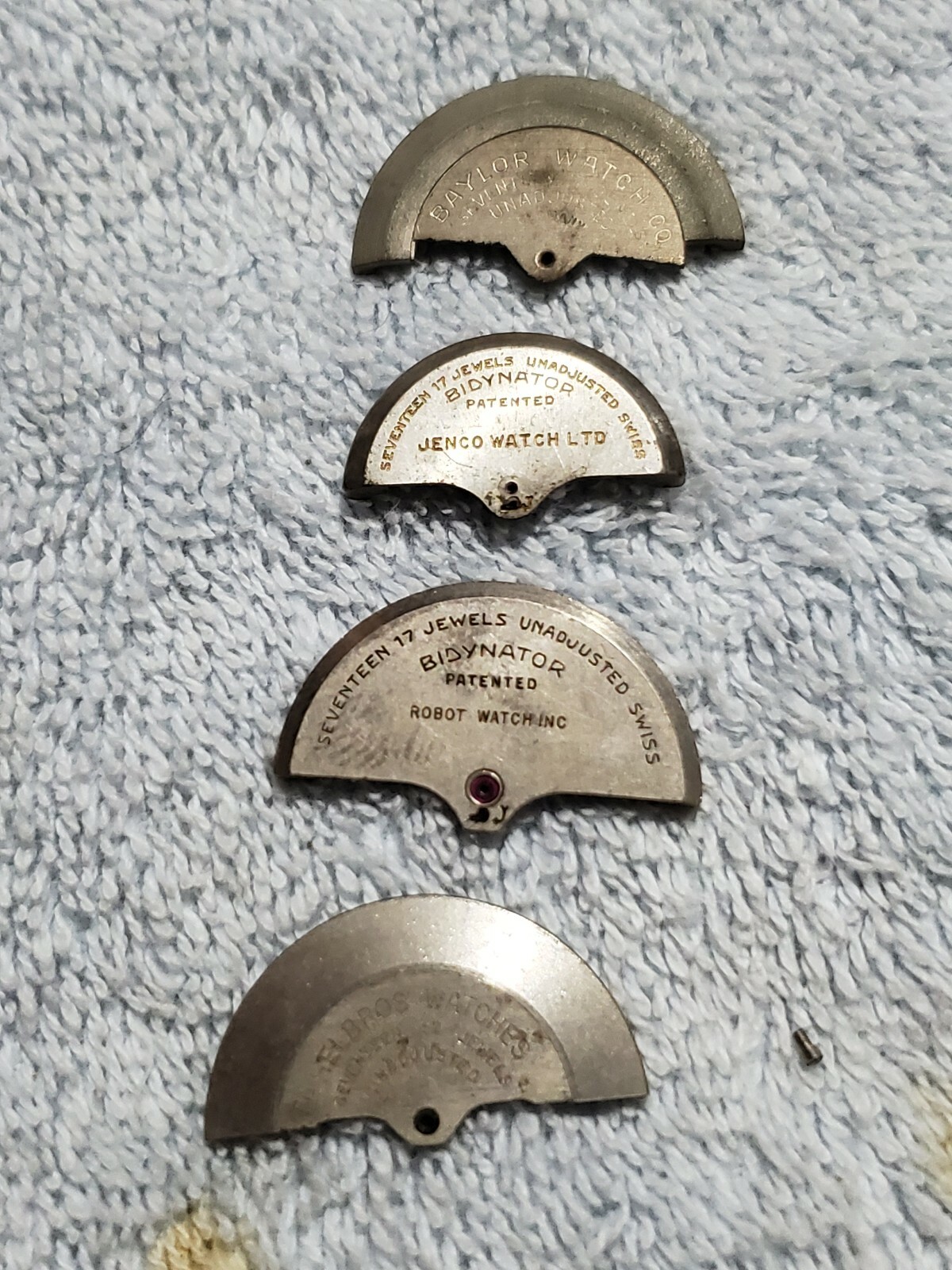 Vintage Oscillating Weights Watch Parts – Various Brands