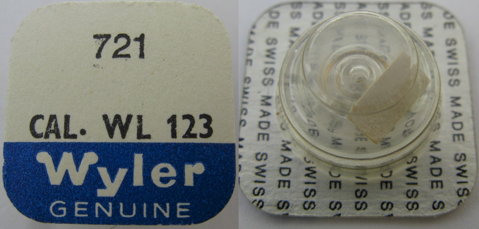 Wyler WL 123 AS 1677 complete balance wheel #721 …