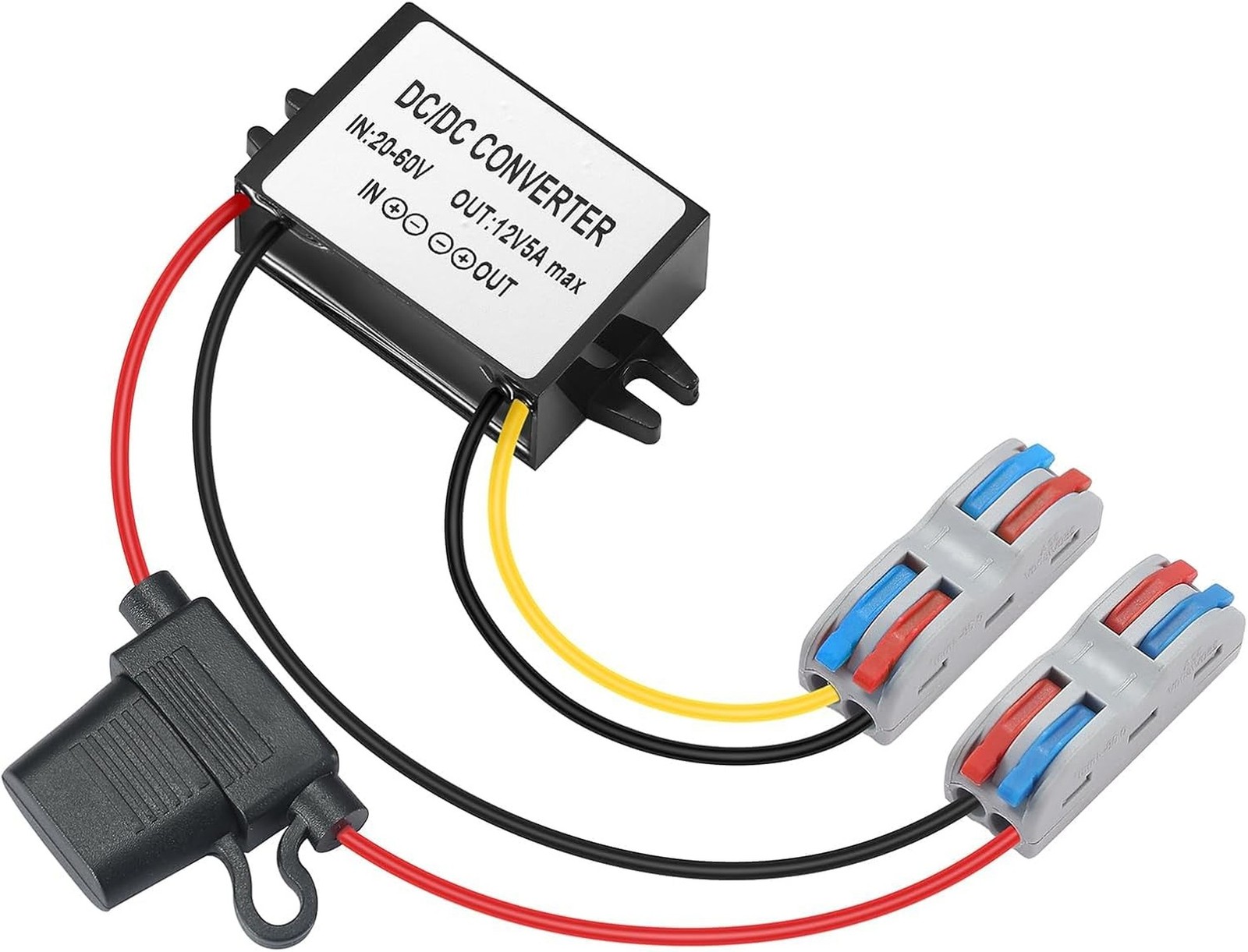 DC/DC Buck Converter 17V-60V, Step Down Transformer 24V 36V 48V 60V to 12V Vo…