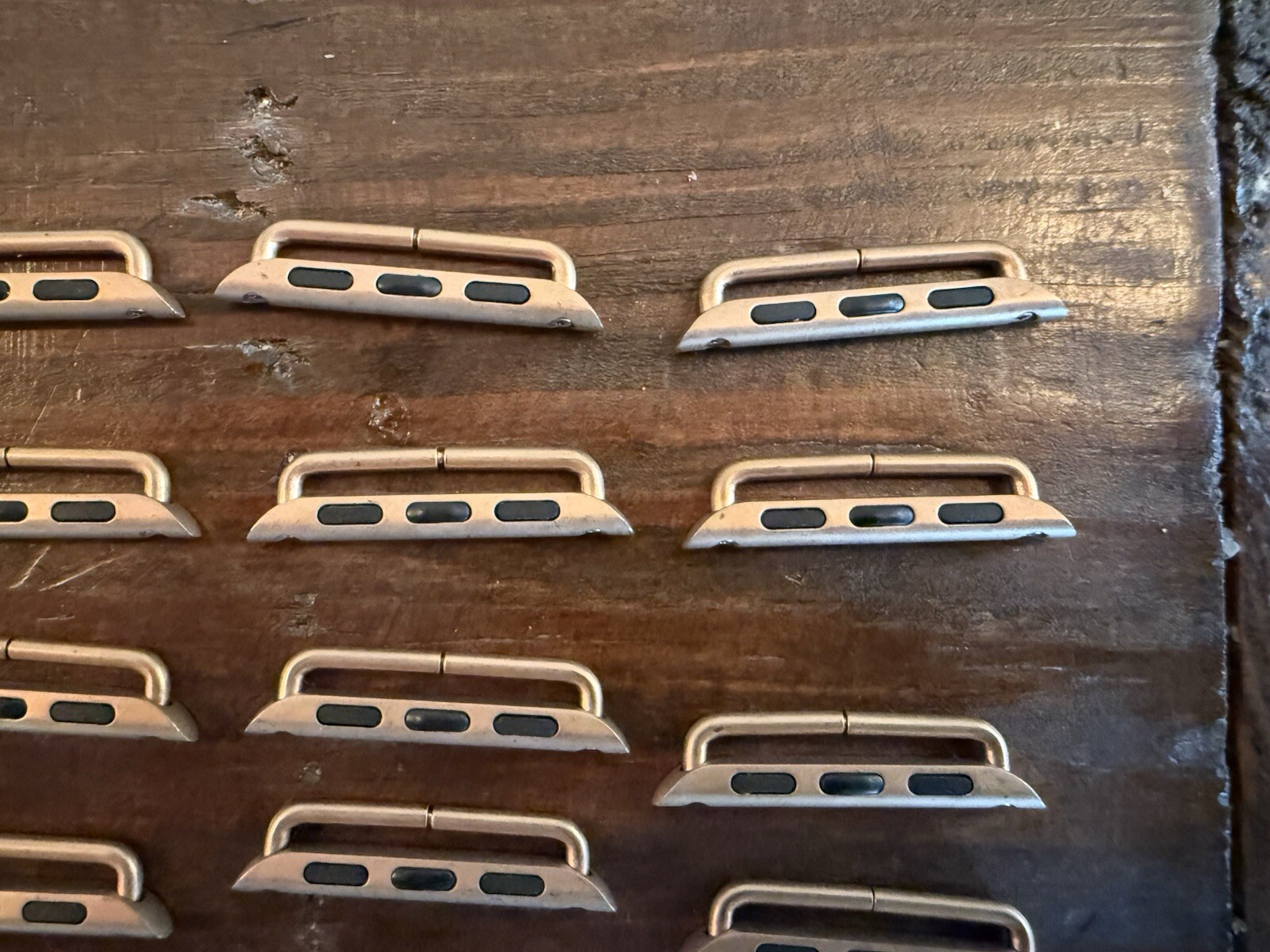 Lot of 89 Apple Watch Band Adapters – 69 Gold + 20 Rose Gold – 32mm Connectors