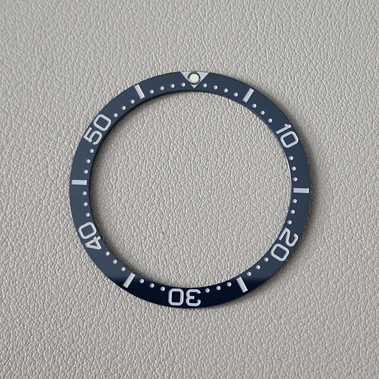 Bezel Insert Dark Blue SKX007 Ceramic / Flat C3 Low PIP