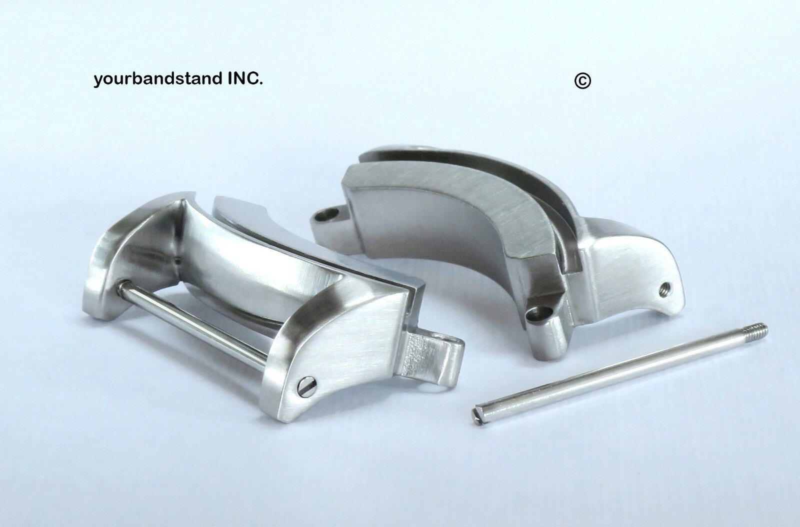 Silver brushed finish adapter Fits Citizen Eco-Drive Diver NH6934_08F NH6930-09F