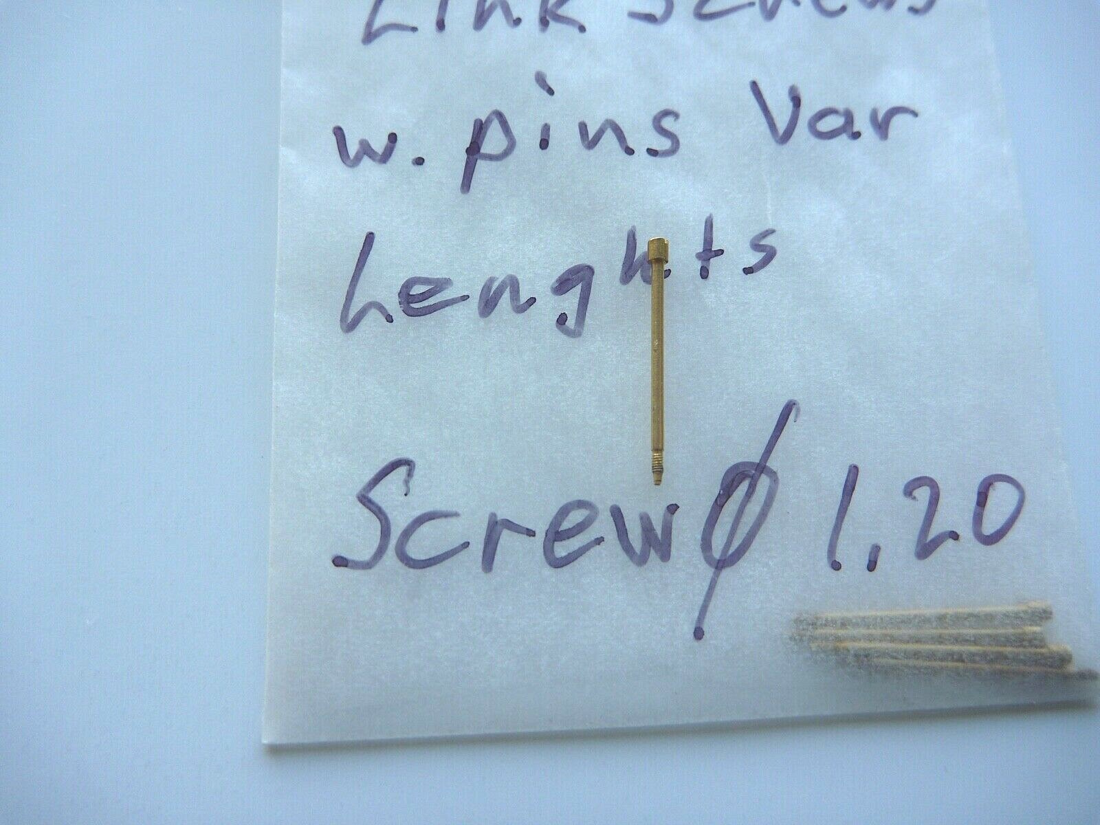 Piaget gold bracelet A6 link screws, price per screw. May fit other bracelets