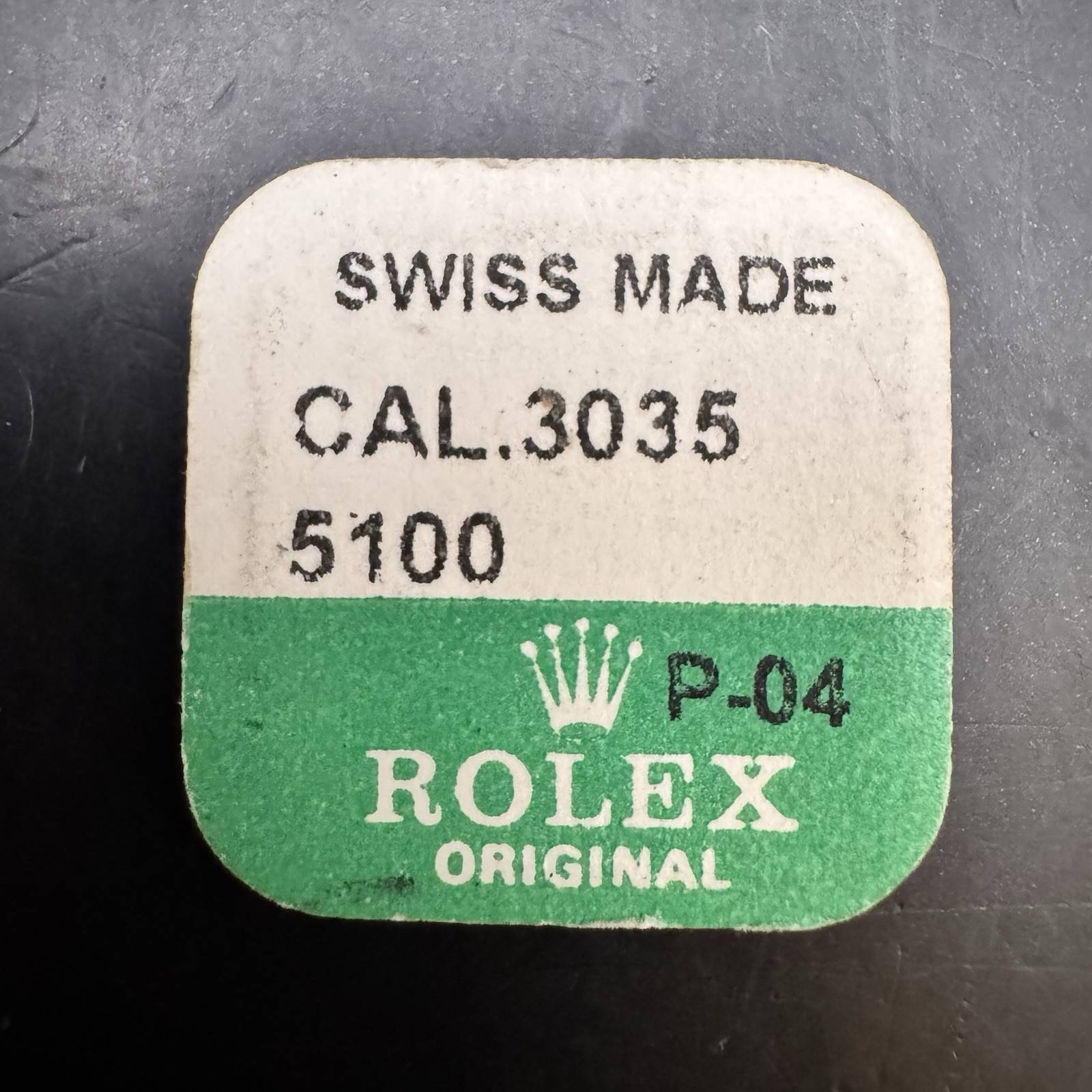 Genuine Rolex Original Part 3035-5100 Stud For Date Indicator Seating Cal. 3035