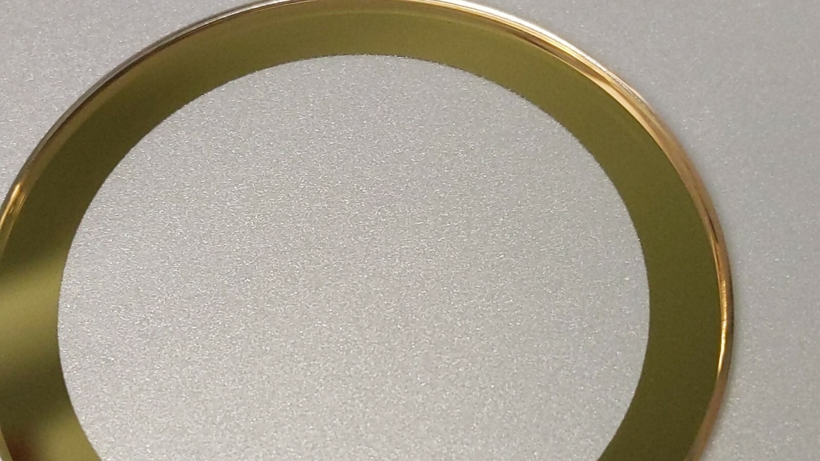 Replacement Crystal Movado BOLD 42.0 x 1.75mm GOLD TRIM for watch repair