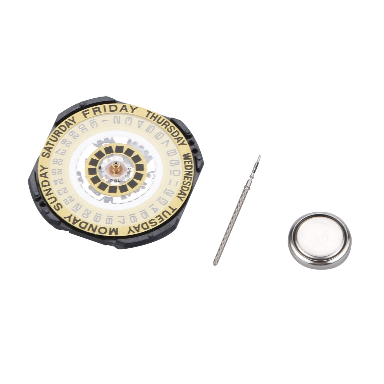 25.6mm Diameter 3 Hands Quartz Watch Replacement Movement For VX44E 11½ ‴