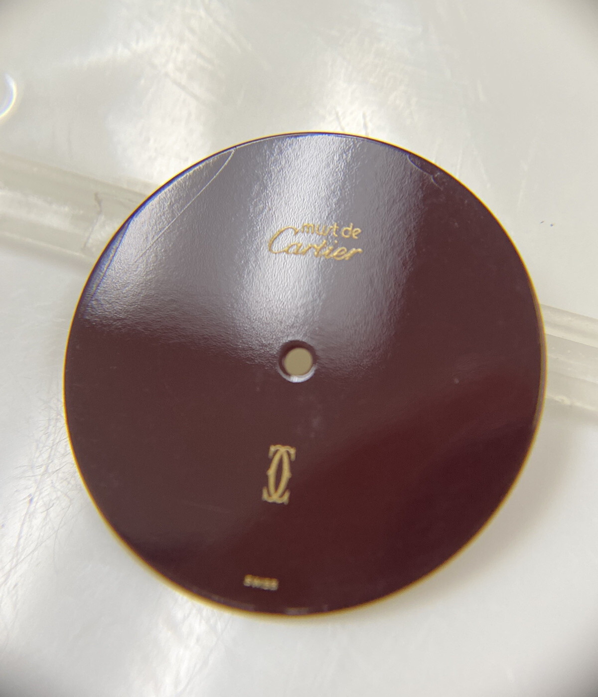 Original Cartier Must de Cartier Oxblood Red/Maroon 26mm Dial VC100295
