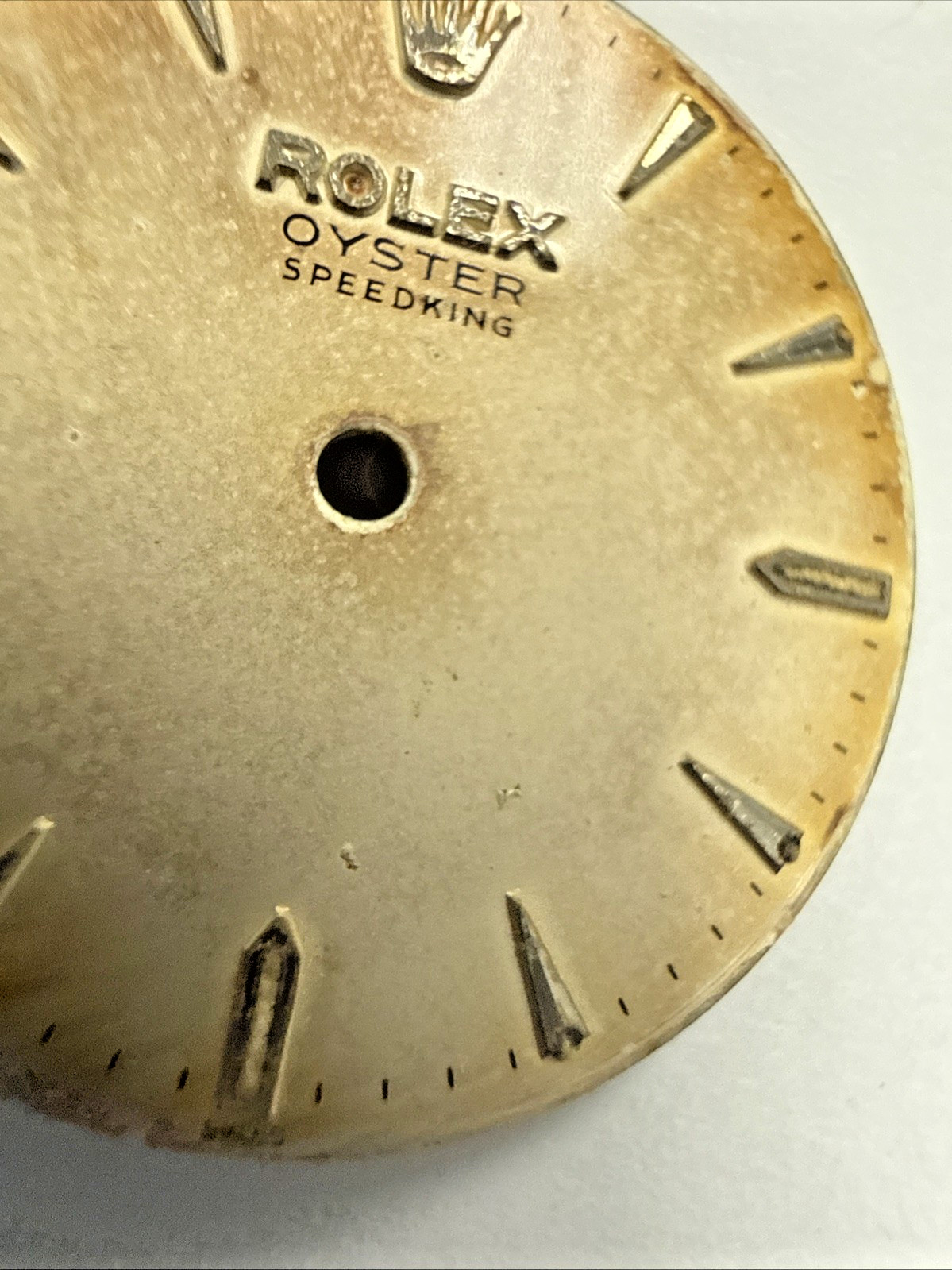 Rolex Vintage Beyeler Speedking Tropical 23.6mm Dial item# e12426