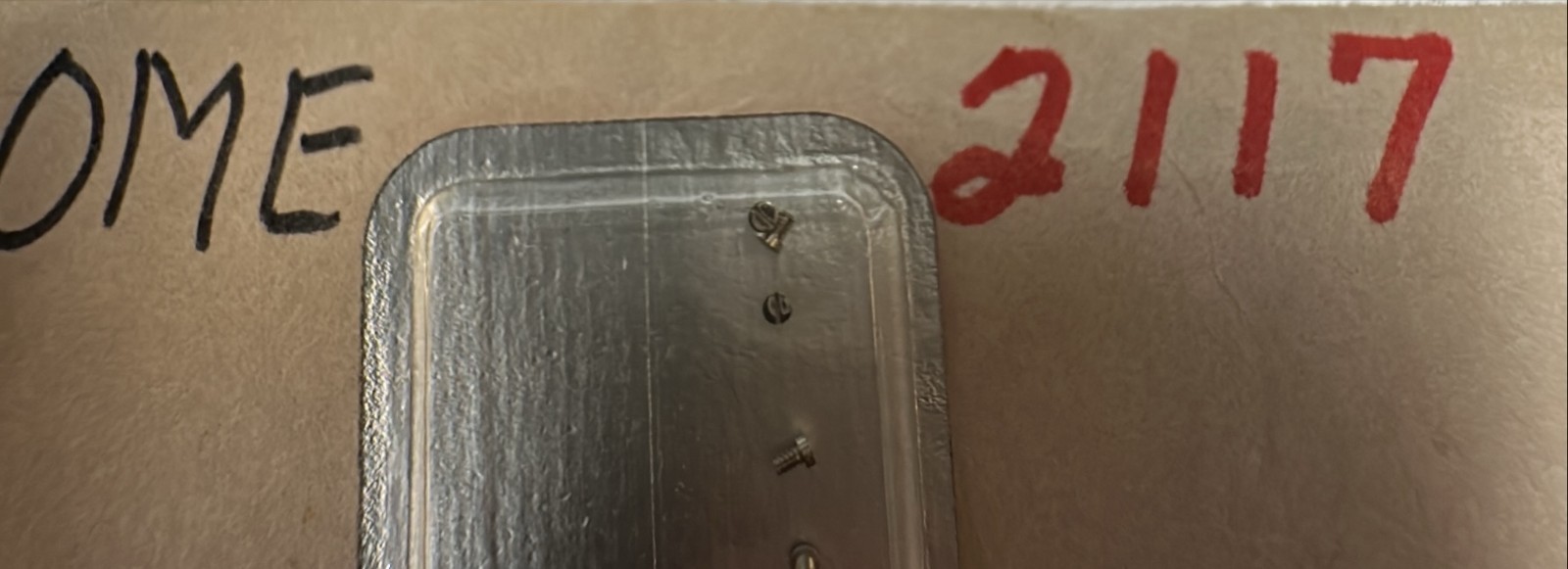 ORIGINAL OMEGA Barrel Bridge Screws Part # 2117! 5 per Package!