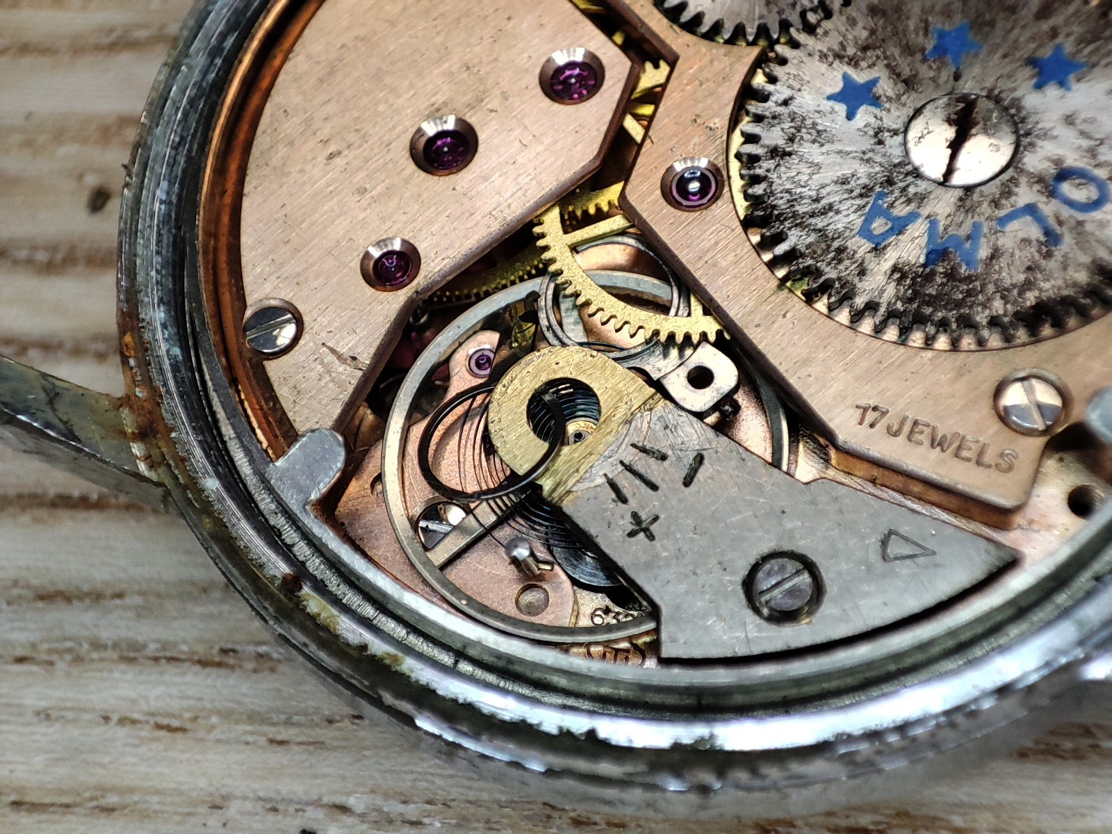 Unitas UT 6325 Watch movement Olma – 34.3 mm – for parts and spares