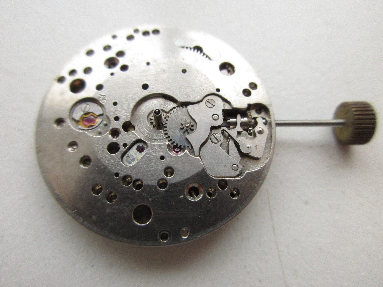 AS A. Schild cal. 1700 automatic watch movement – running – rotor missing
