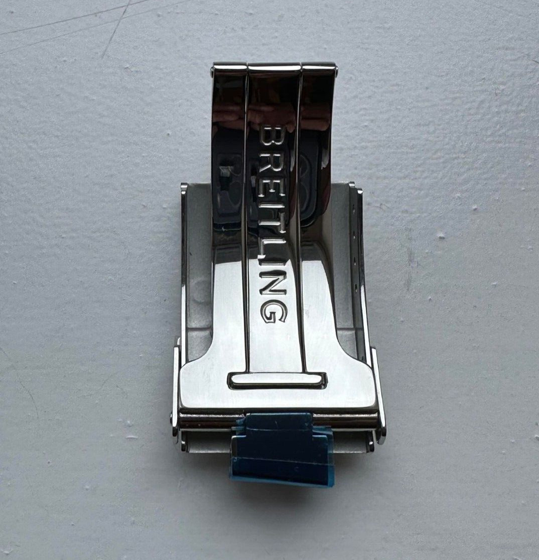 Genuine Original Breitling Deployment Deployant Clasp Buckle Bracelet Steel 20mm