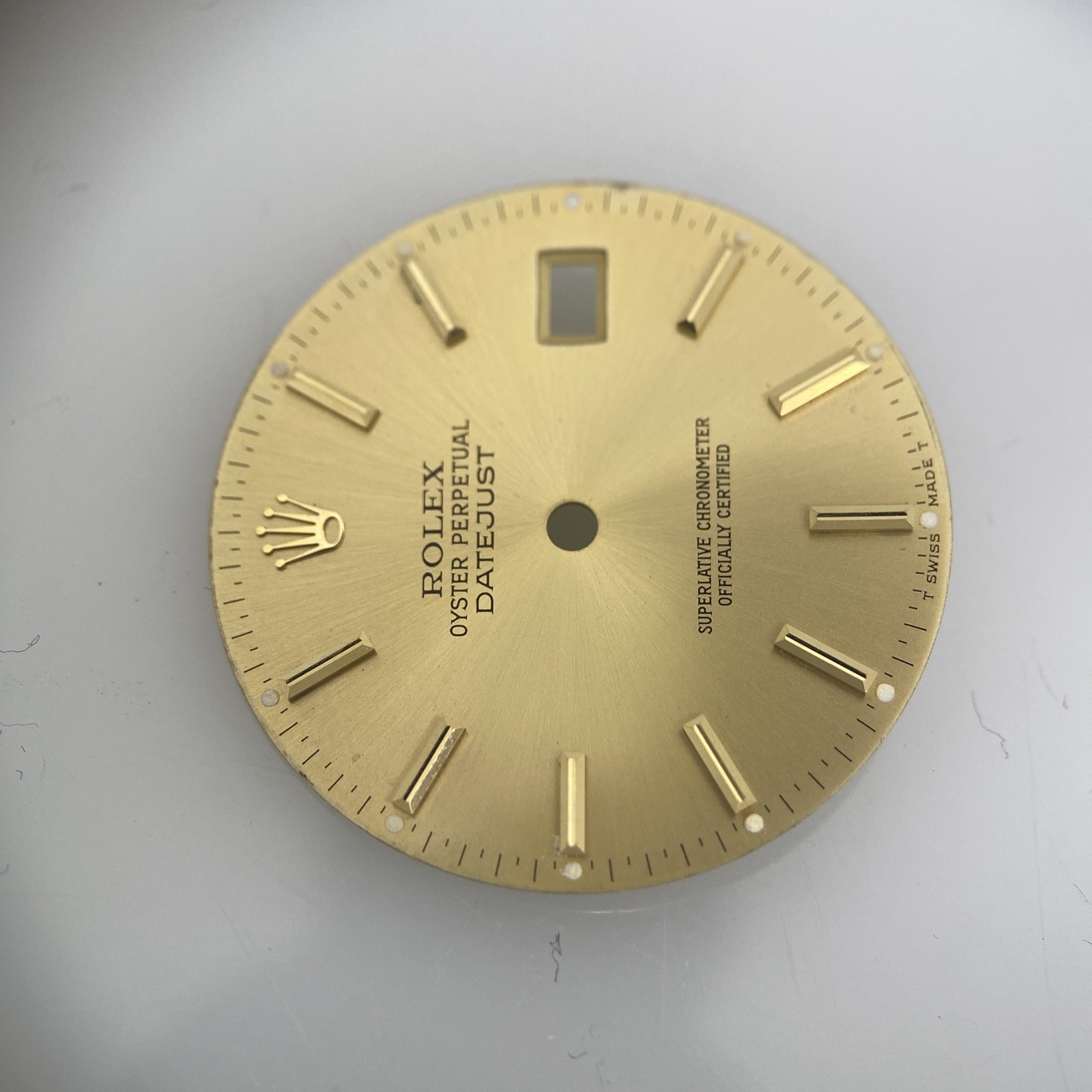 Rolex Mens Datejust 36mm Champagne Stick Dial, T SwissMade T, 16013 -16233 #B27