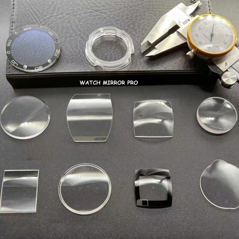 Watch Sapphire Crystal Glass for Cartier Baignoire 21.6*13.2mm-
