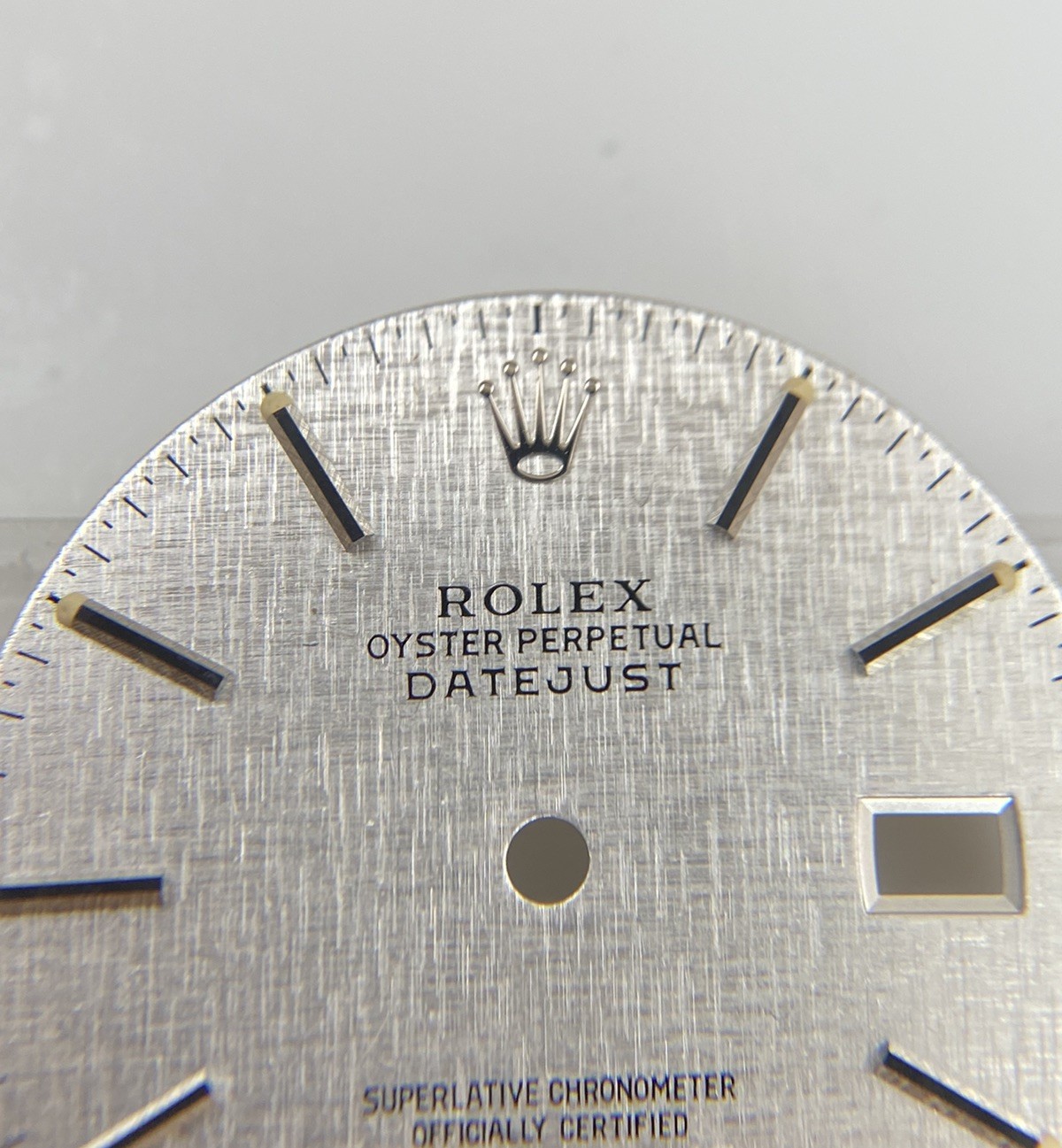 Genuine Rolex Datejust 36mm 16014 16200 16234 Cal 3035/3135 Silver Linen Dial