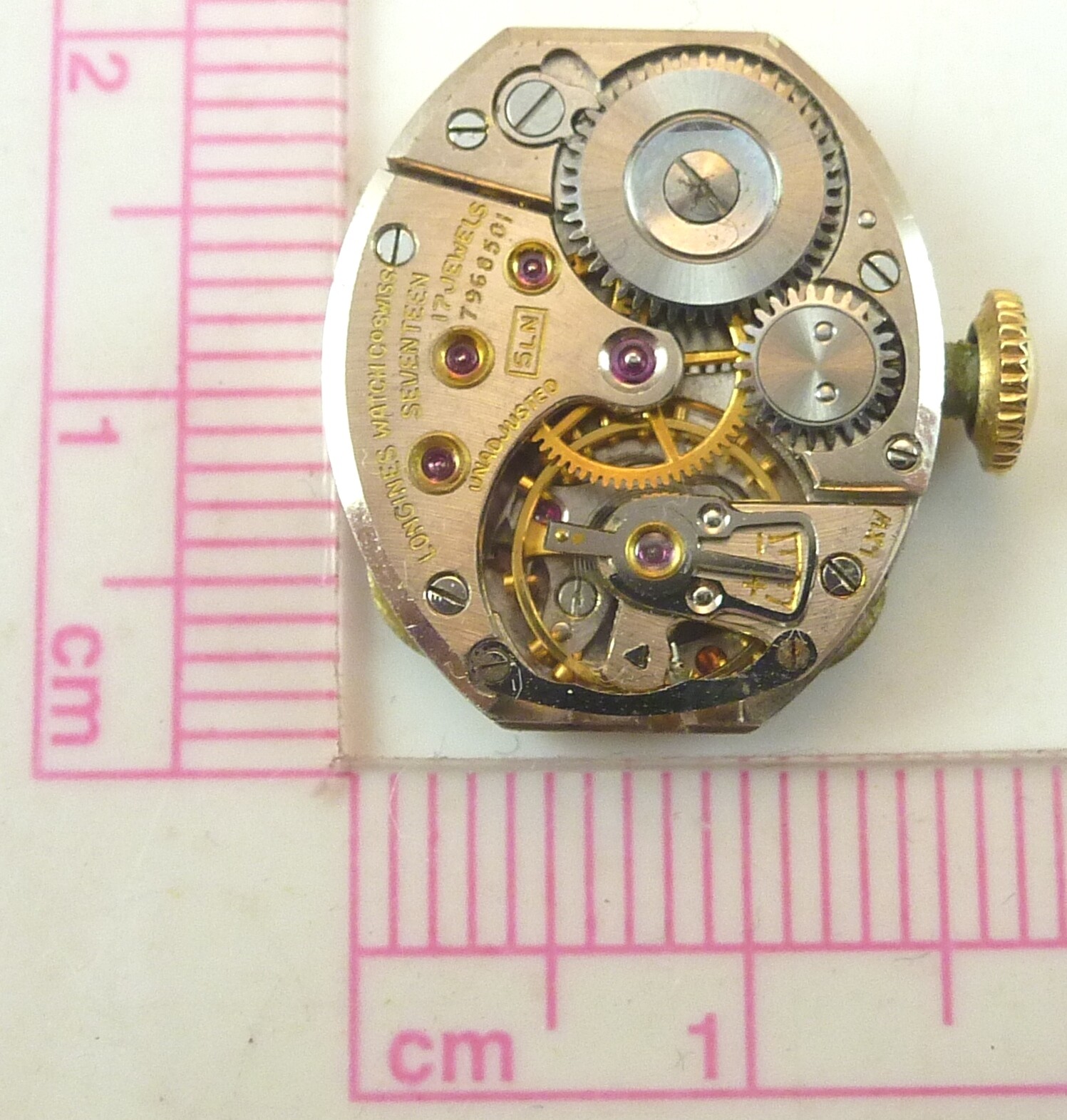 Vintage Longines 5LN Wristwatch Movement – Parts / Repair