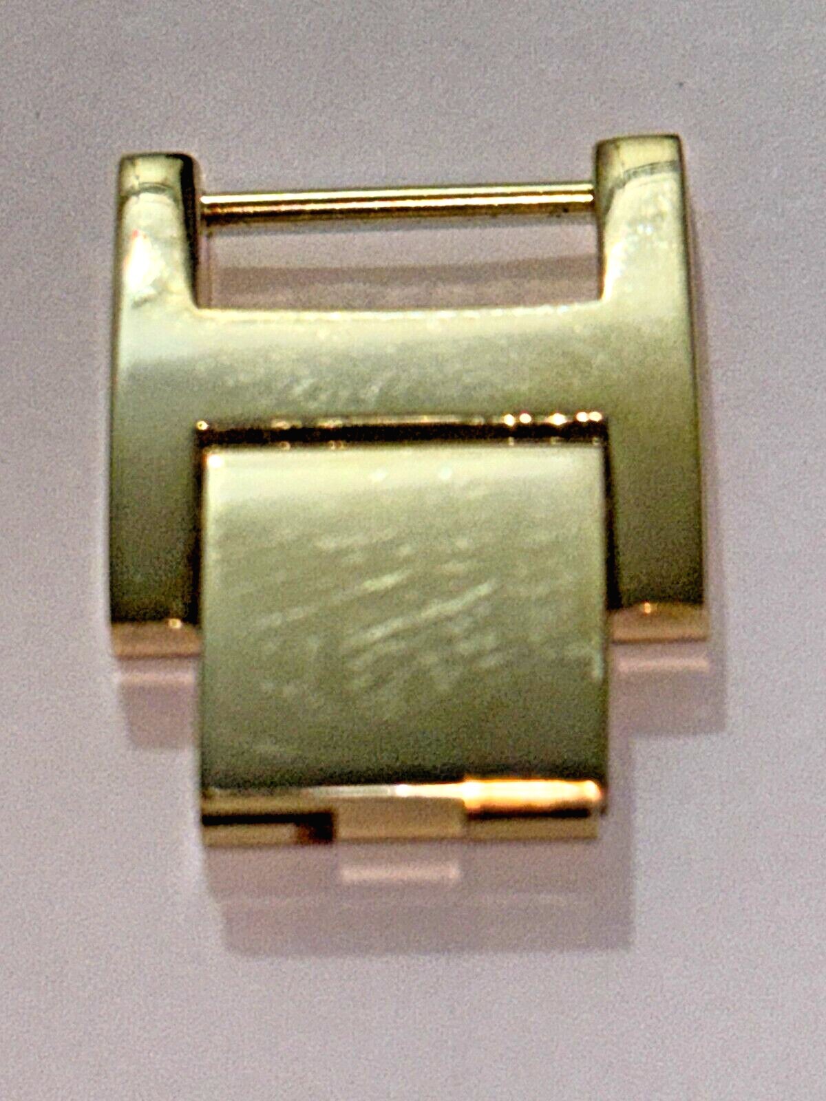 Watch Bracelet Strap Extender Fold Over Single Slot Gate Clasp With End Piece