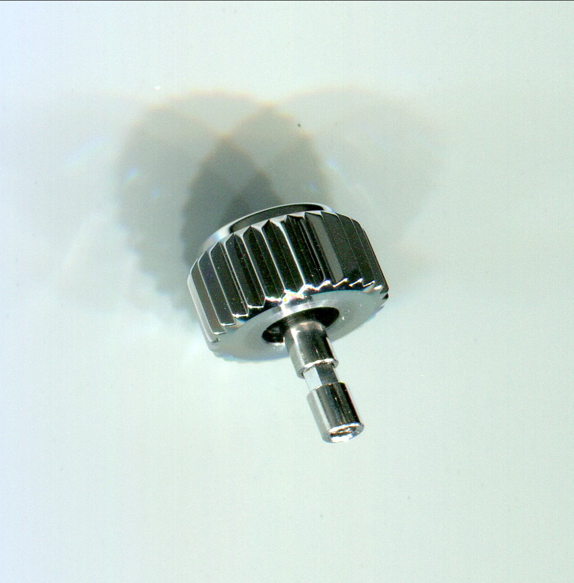 Will fit Breitling 7.5 mm Factory S/S Crown screw down with tube our # BRT-07