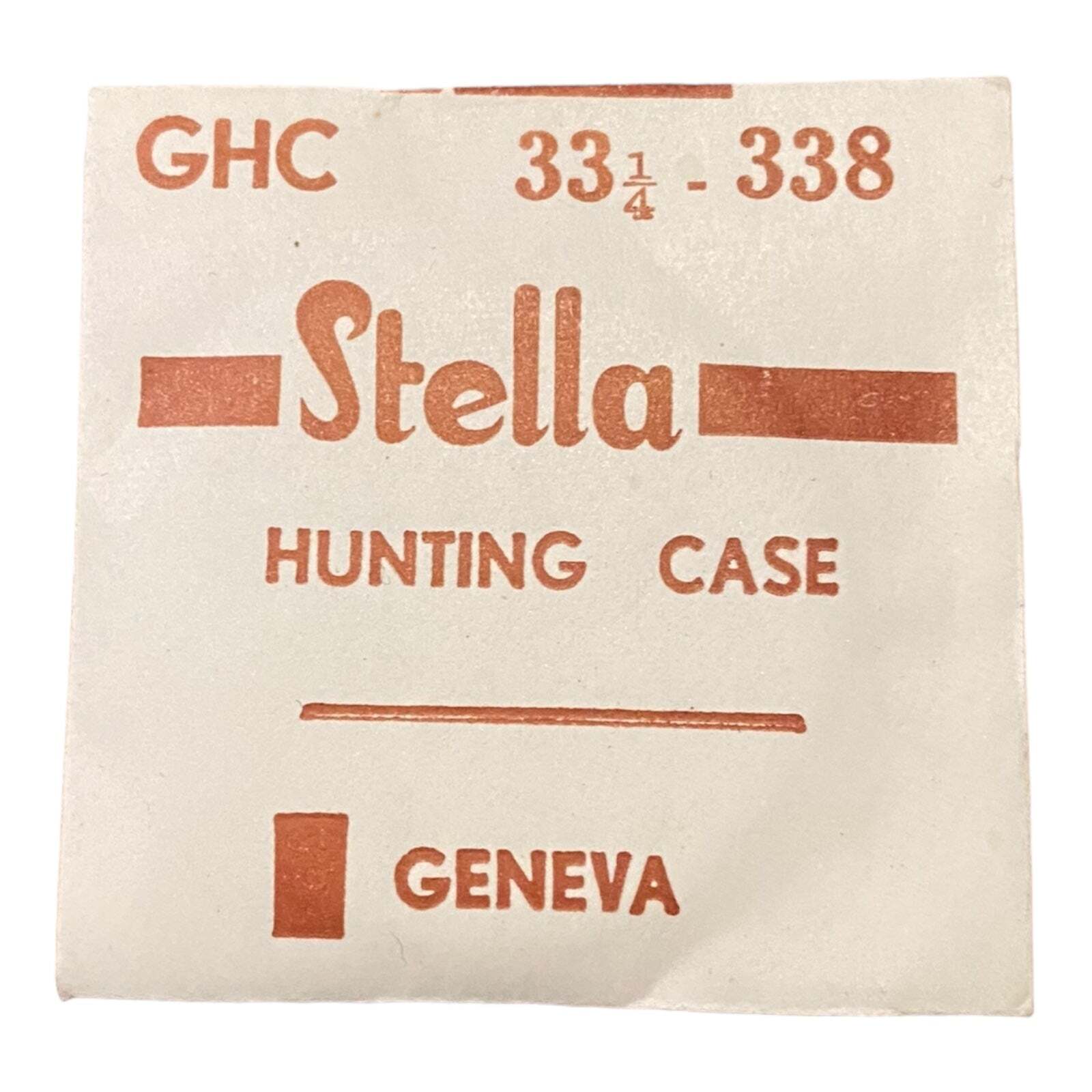 Stella GHC 33 1/4 – 338 Watch Crystal 33.8mm NOS Part Geneva