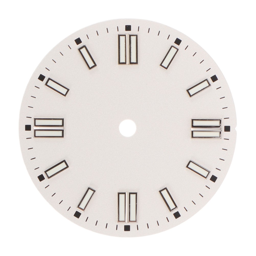 Luminous Wrist Watch Dial For Movement – 1.1 Inch Round Green Replacement Watch