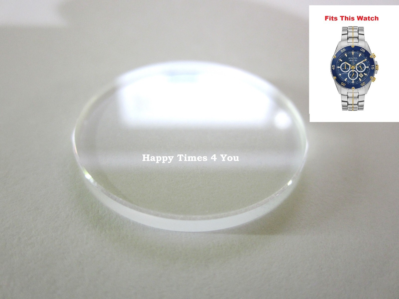 Bulova Marine Star Men’s Chronograph Watch 98H37 Replacement Crystal