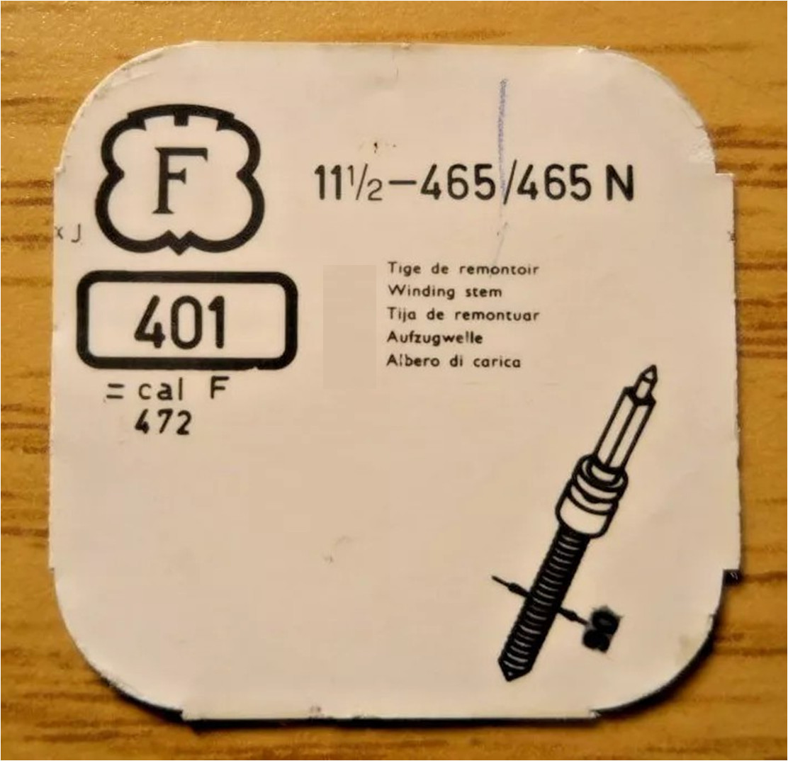 Felsa 11 ½ – 465/465N – Part #401 – Winding Stem – Watch Replacement Repair Part