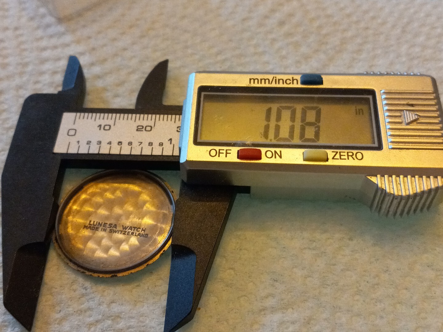 Lunesa Watch Vintage Screw Back Watch Back Cover For Parts