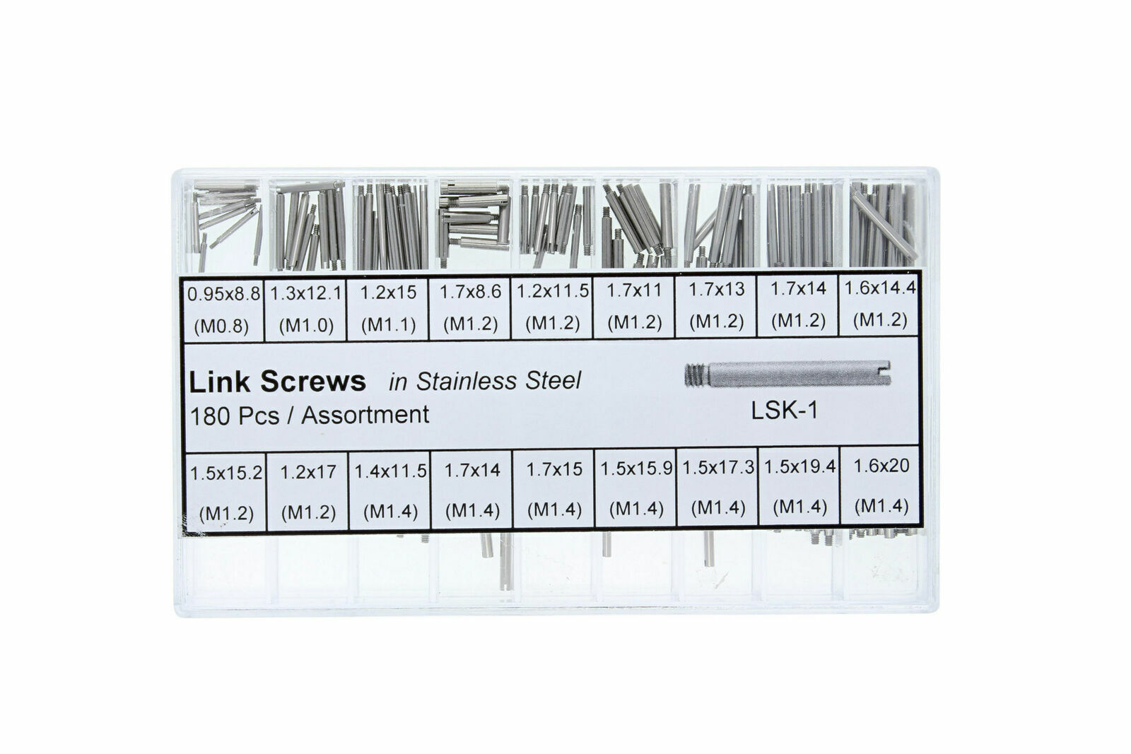 180 SCREW LINK PIN FOR ROLEX DATEJUST SUBMARINER OYSTER JUBILEE BAND ASSORTMENT