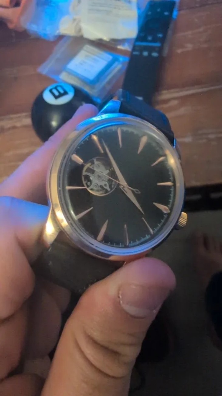 Watch Hands Set Rose Gold Black Silver Pointers for NH35 NH36 4R 7S Movement
