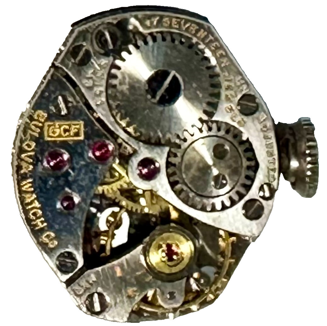 Bulova 6CF Mechanical Movement Hands Dial PARTS ONLY 20-260