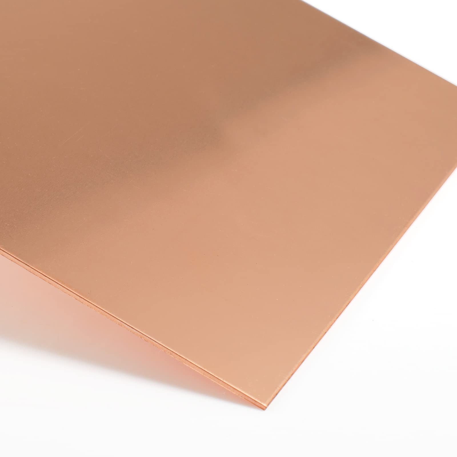 2 Pieces Pure Copper Sheet Plate 6×6 inches, 24 Gauge, Metal for Industry Sup…