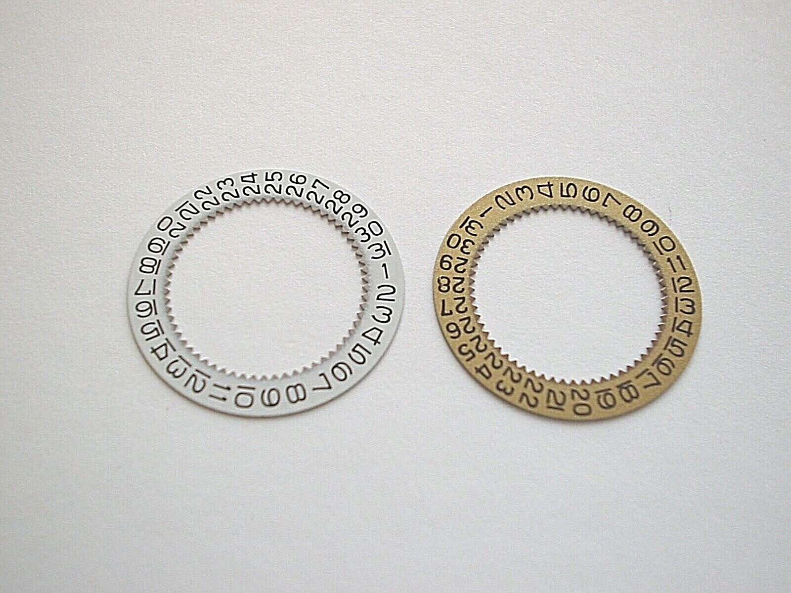 ETA 255.461, 1538, ETA 256.461 L.170.2, 1588; 2 new original date disc in y or w